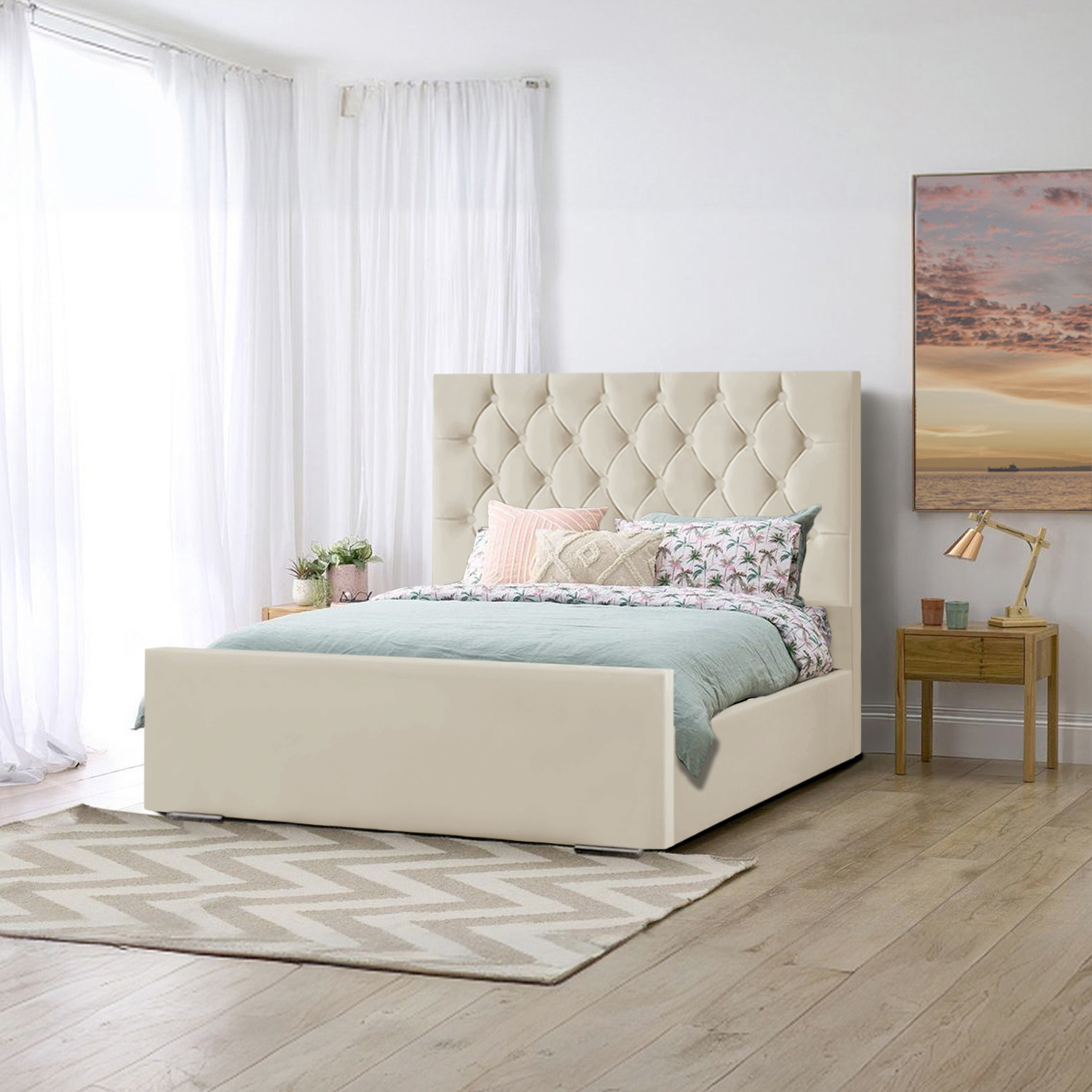 Lea Bed Frame - Yellow Small Double
