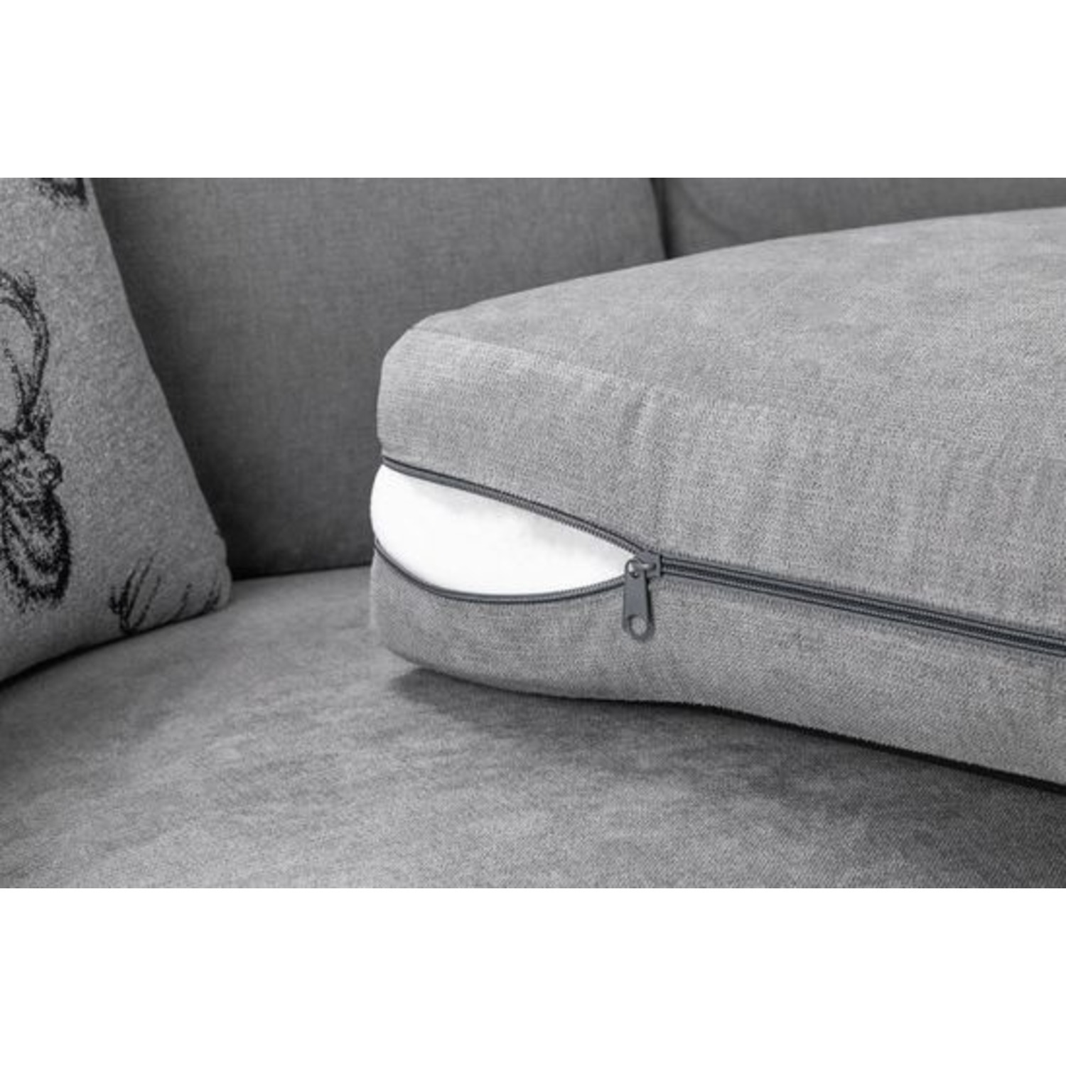 Verona 3 Seater Sofa Bed Scatterback - Grey