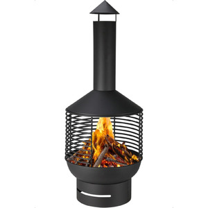 Chiminea Fireplace with Base and Top