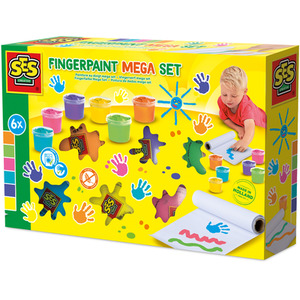 Fingerpaint Mega Set 6 Colours x 110 ml