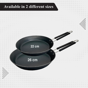Buckingham Iron Frying Pan Premium Quality Naturally Non Stick Ergonomic Handle