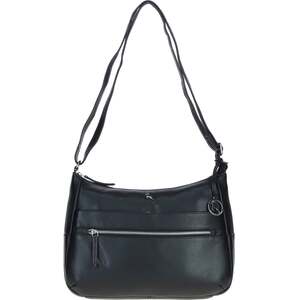 Meath Real Leather Shoulder Bag with Zip  Magnetic Pocket