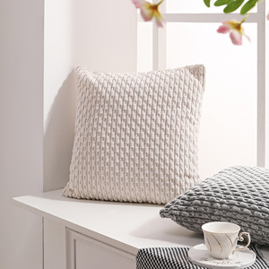 Corduroy Throw Cushion with Soft Insert