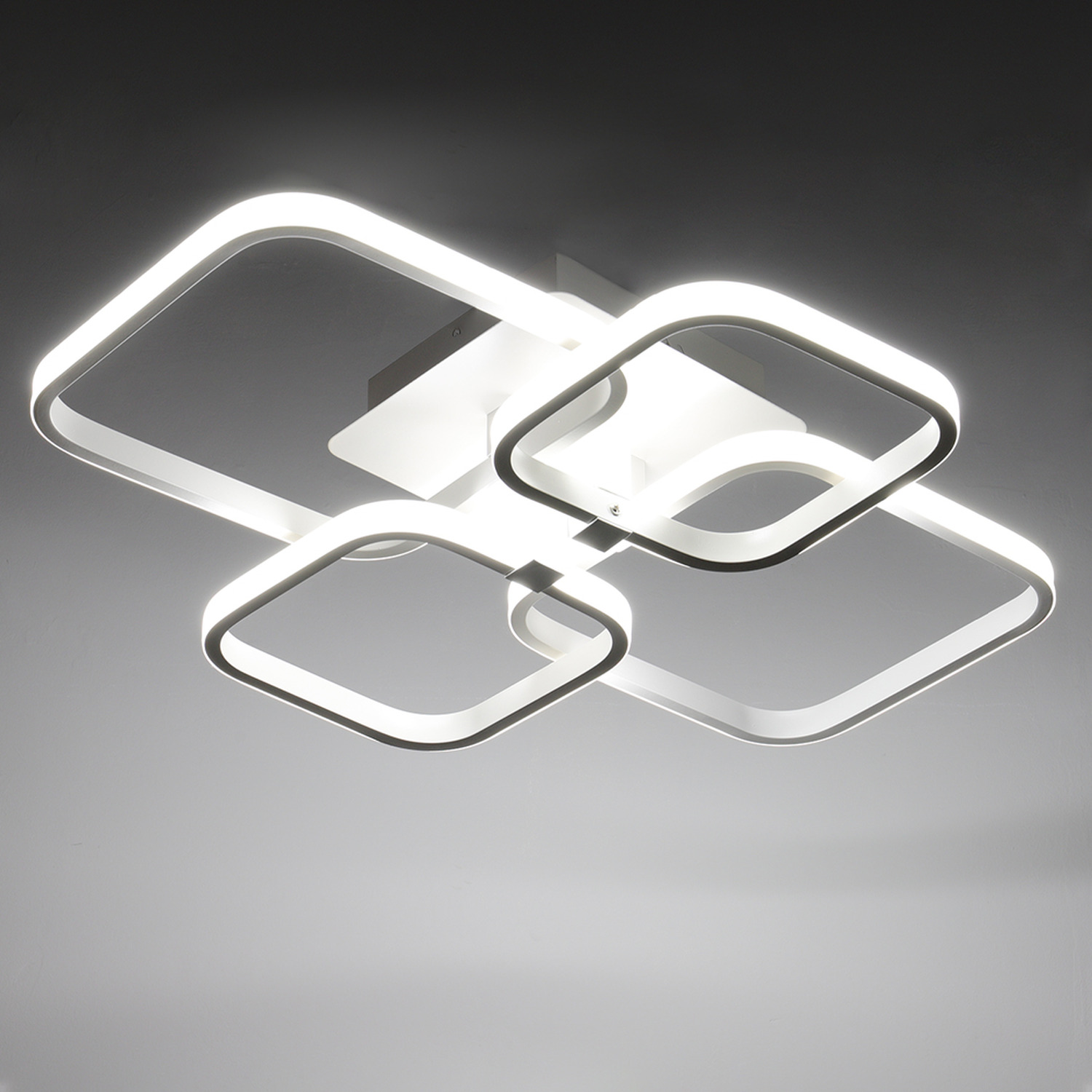 Ceiling Light LED Energy-efficient Semi Flush Chandeliers - White