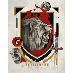 Harry Potter Limited Edition Gryffindor Art Print