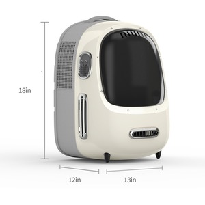 Pet Kit Breezy Dome 2 Smart Cat Carrier White