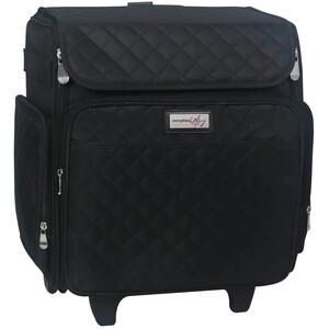Collapsible Quilted Craft Trolley Bag