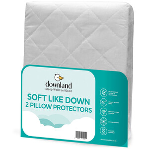 Downland Soft Like Down Pillow Protector Pair
