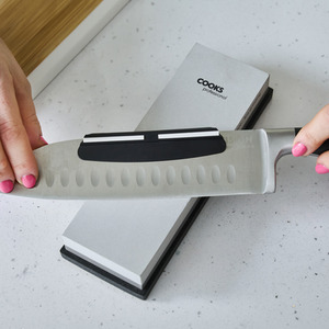 Cooks Professional Dual Grit Whetstone Knife Sharpener