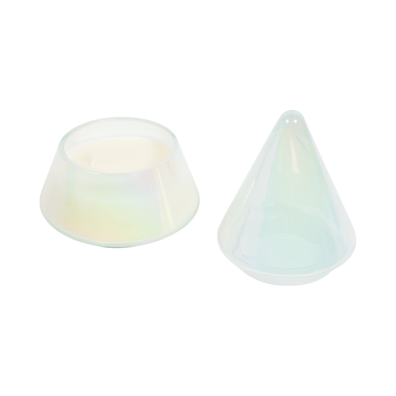 Assorted Glass Tree Candle