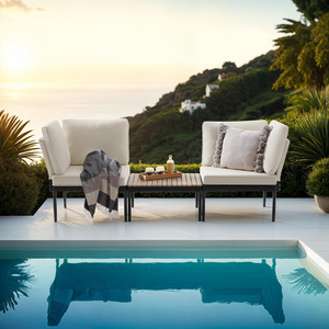 Garden Lounge Set Magaluf - 5 In 1 Function, Aluminium Frame