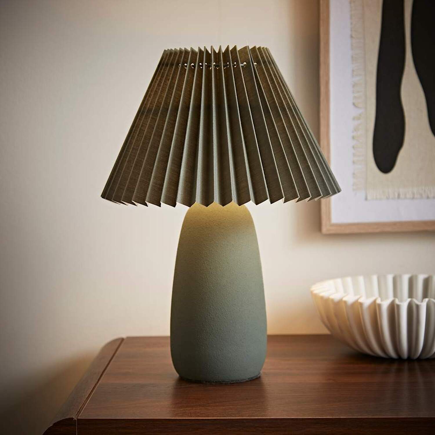 Taggie Origami Table Lamp - Green / No