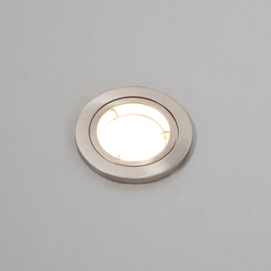 Satin Chrome / 13.5cm 2 Pack of Fixed Recessed Fire Rated IP20 Downlights shot 10028949