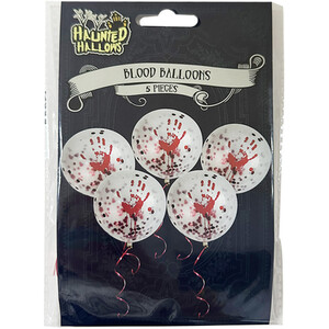 Pack of 5 Blood Balloons