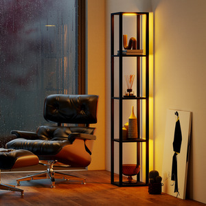 4-Tier Floor Lamp Display Rack