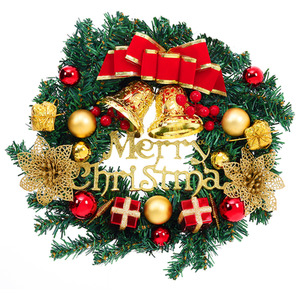 30cm Christmas Wreath with Baubles and Bells