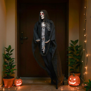 170cm Hanging Skeleton Ghost with Lights and Sound