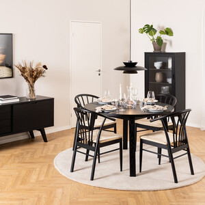 Montreux Extendable Dining Table and Cassandra Chairs Set