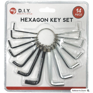 14 Piece Functional Hexagon Key Set
