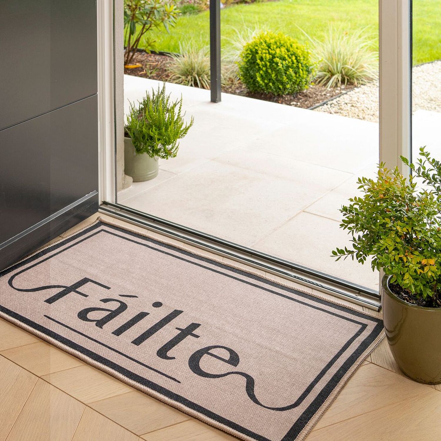 Irish Non Slip Doormat - Grey