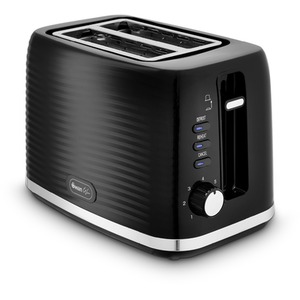 Wave 2 Slice Toaster Black with Chrome Trim