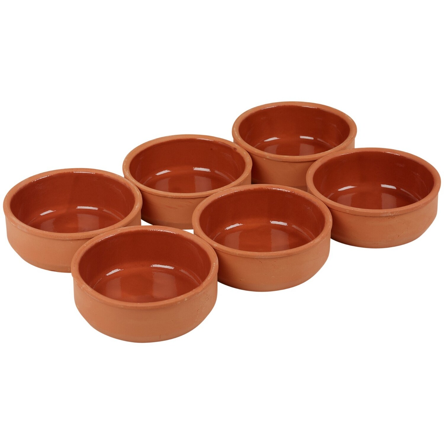 Image of 6 Pc Brown Terracotta Ramekin Set&hellip;