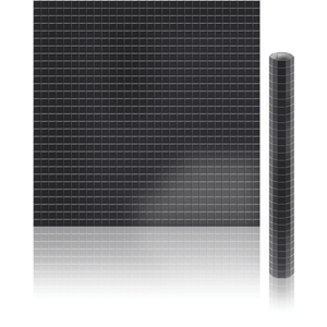 MIRROR MAT 30X30CM BLACK 10mm Facets