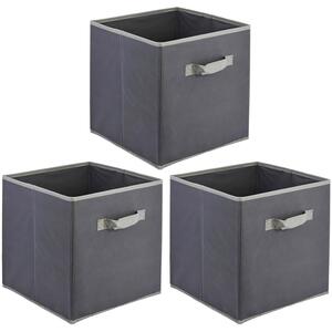 Foldable Storage Cubes With Handle For Toys Books And Clothes Set Of 3