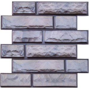 10-Pack 3D Self-Adhesive Wall Tile Stickers