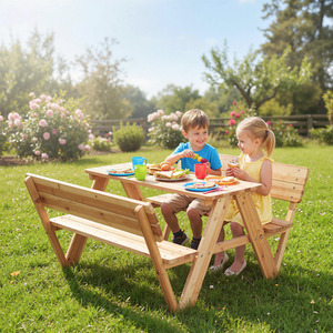 Toddler Outdoor Activity Table and Chair Set