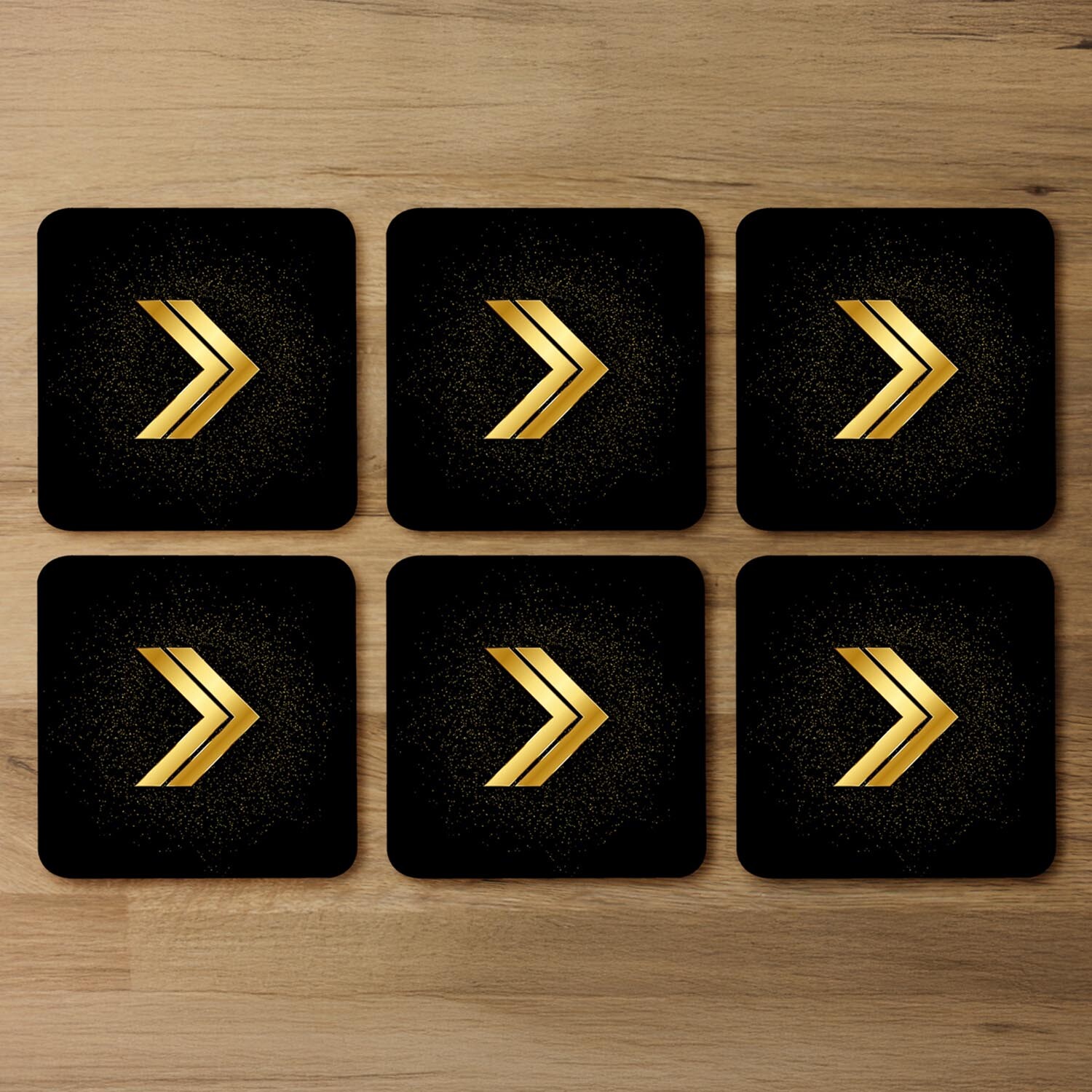Arrow Gold Coaster - Gold