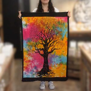 Cotton Wall Art Tree of Strength MultiColor