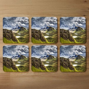Highland,Scotland Designer Coaster Set