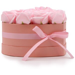 Pink Rose Soap Flower Gift Bouquet Elegant Bathroom Gift Decor