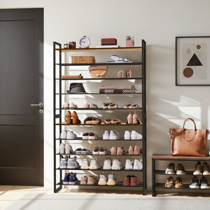 10-Tier Stackable Shoe Rack