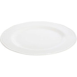 Quinn Large Embossed White Plate