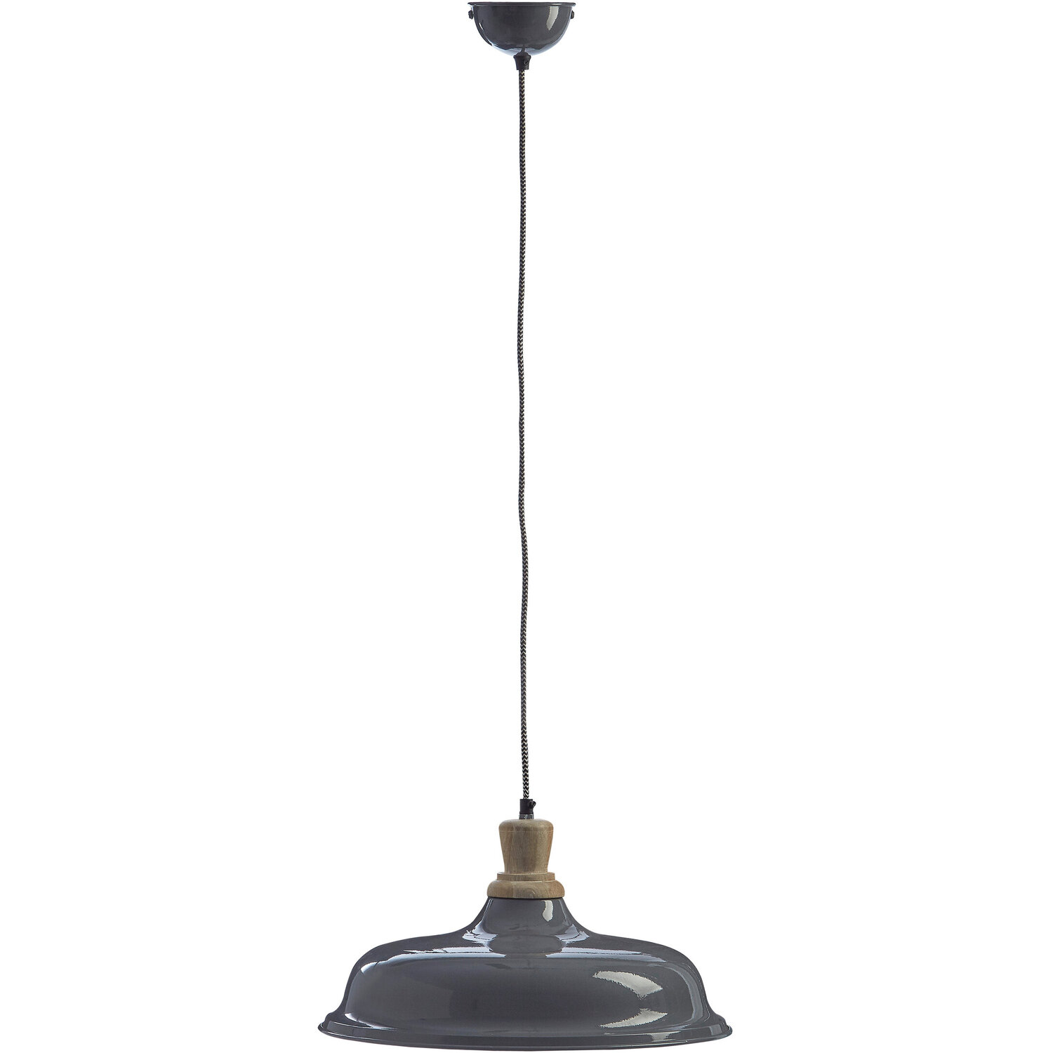 Oslo Grey Small Pendant Light - Grey