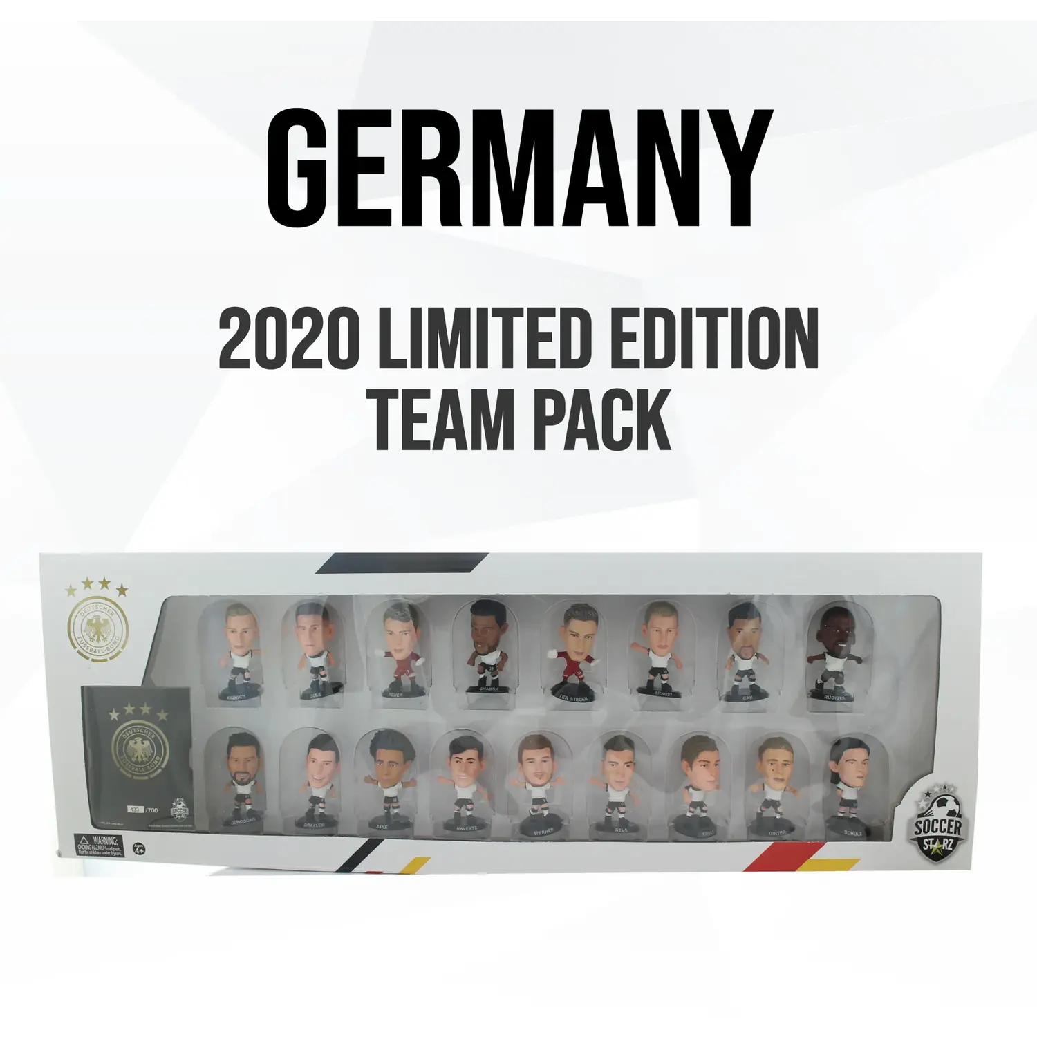 SoccerStarz Germany 17 Figure Team Pack (2020 Version) - White