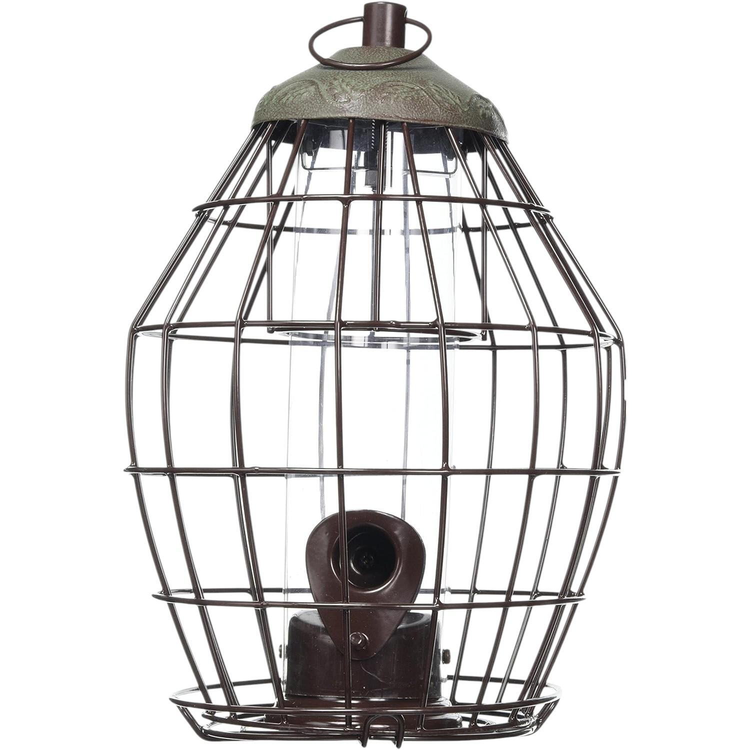 Image of Bird Seed Feeder - Grey