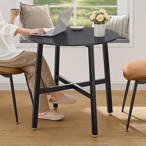 Dining Table, Round Kitchen Table, for Living Room, Office