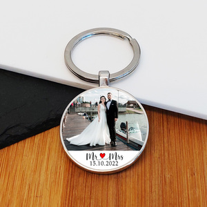 Personalised Mr & Mrs Photo Upload Key Ring