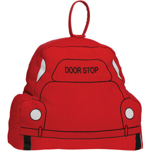 Red Fabric Car Door Stop