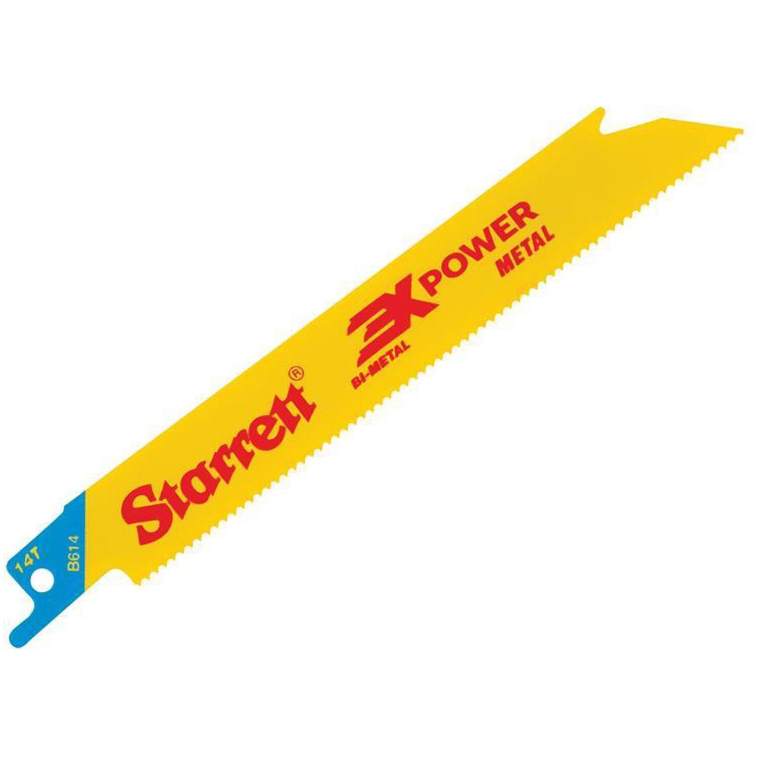 Starrett B614-5 Bi-Metal Reciprocating Blade Metal Straight 152Mm 14 Tpi Pack 5 - Image 7