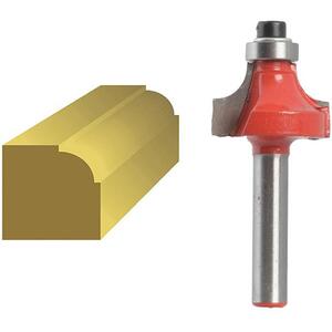 Faithfull Router Bit Tct Ovolo 13.3mm 1/4In Shank