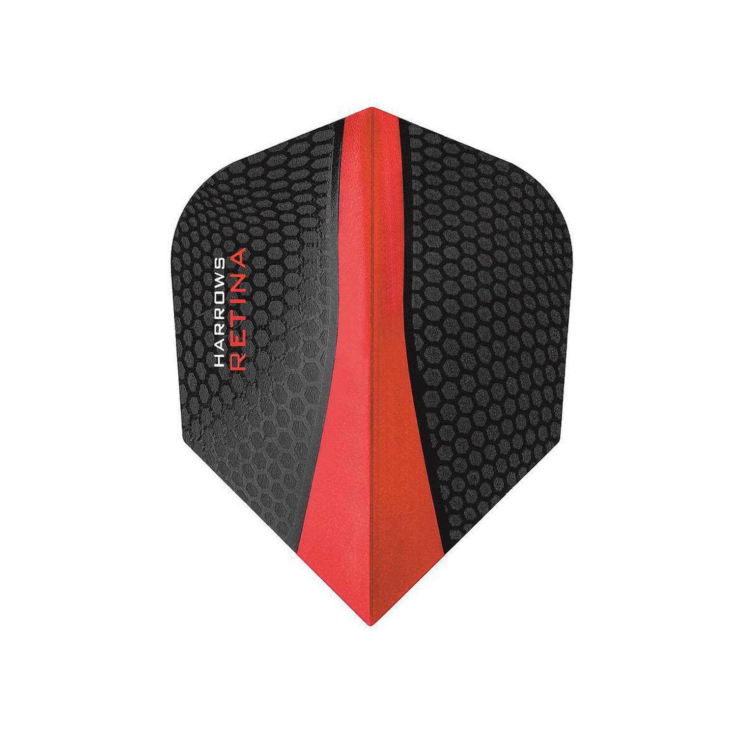 Harrows Dimplex Retina Dart Flights - Black/Red