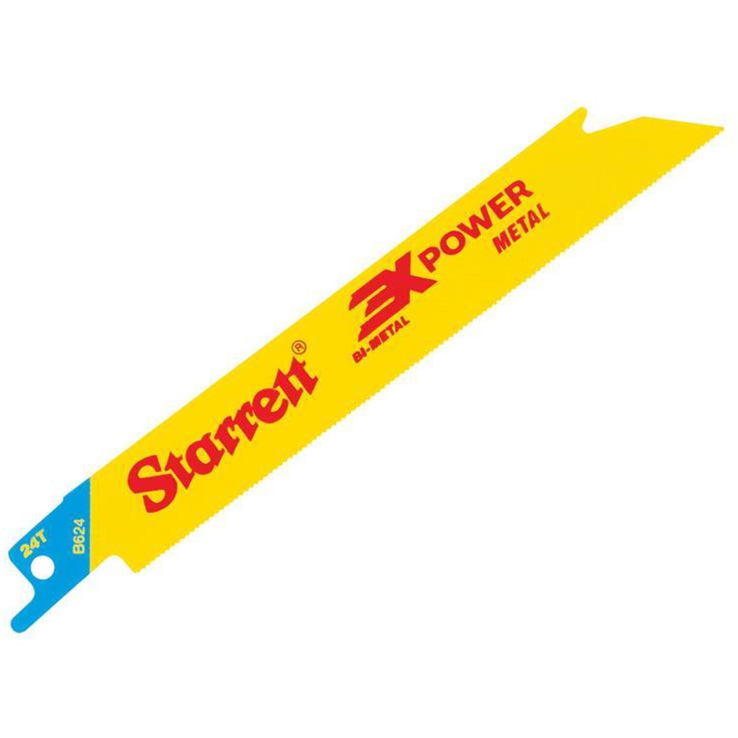Starrett B624-5 Bi-Metal Reciprocating Blade Metal Straight 152Mm 24 Tpi Pack 5 - Image 7