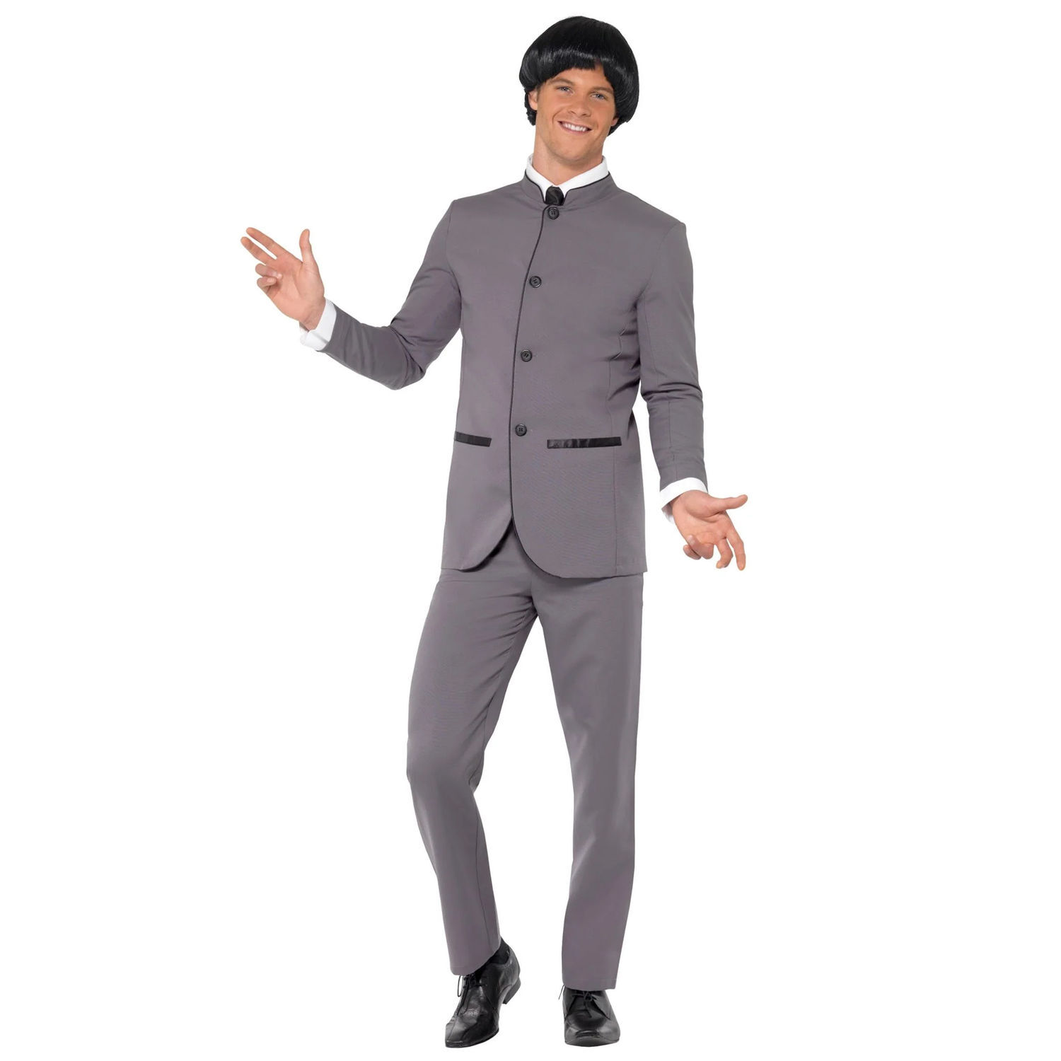 Smiffys Mens Fab Four Iconic Costume - Grey / M
