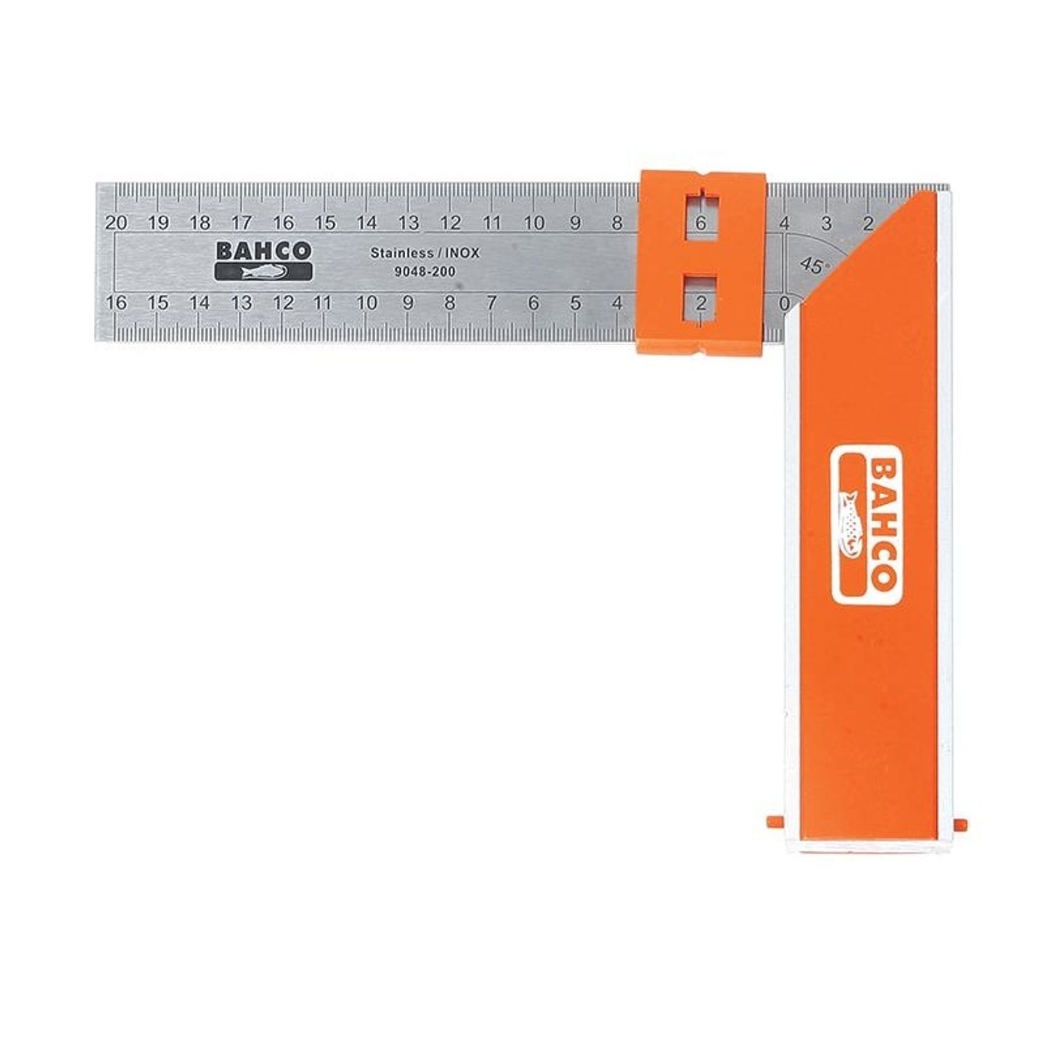 Bahco 9048 Aluminium Block & Steel Try Square B - Multi Colour