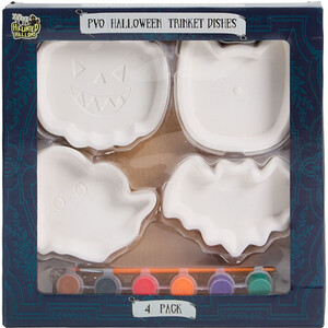 Paint Your Own Halloween Trinket Dishes Kit