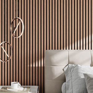 Melamine-Faced MDF Acoustic Wall Panels with PET Backing